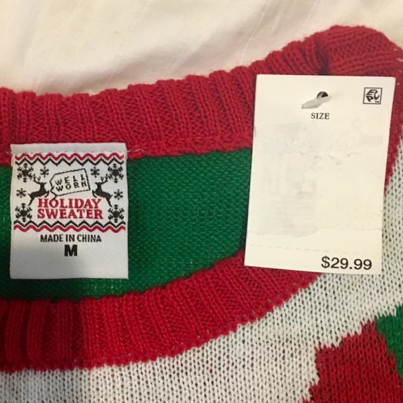 NWT green Mrs. Claus body ugly Christmas sweater - Picture 3 of 6